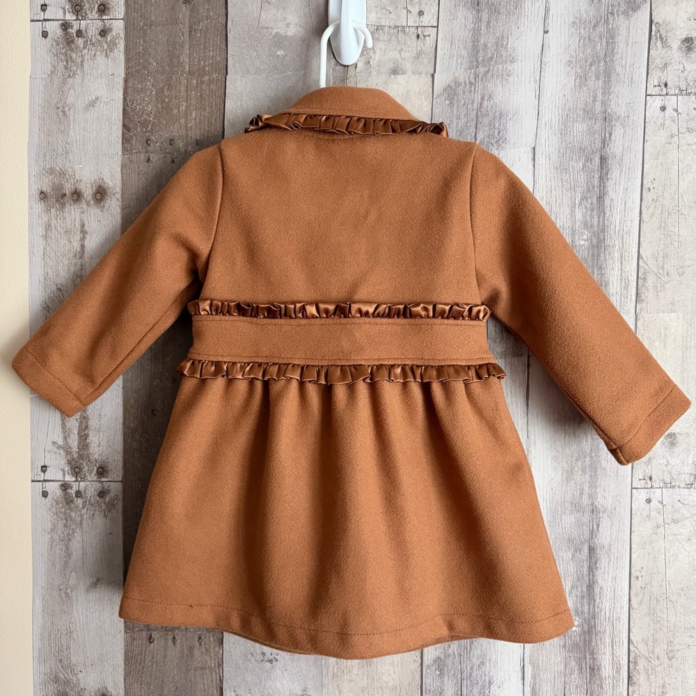 Brown Coat for Toddler Girl - Picture 4 of 4